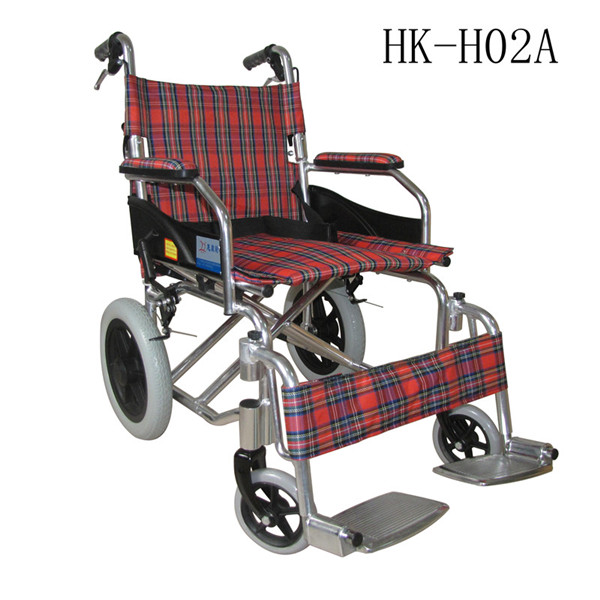 HKL02Al铝合金旅行轮椅B款